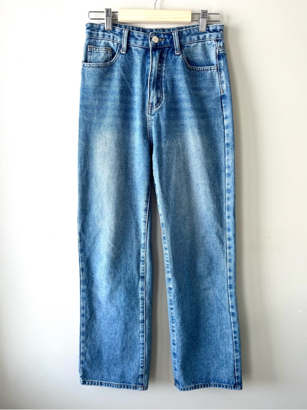 Cider High-Rise Straight Leg Women's Jeans Medium Wash Size Small - Casual Denim